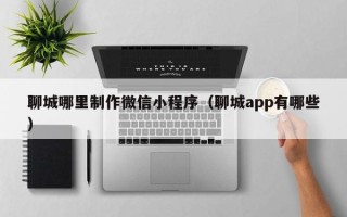 杭州聊城哪里制作微信小程序（聊城app有哪些）